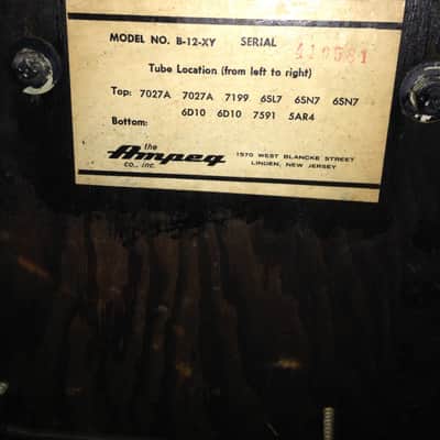 Ampeg B-12-XY 1960s image 9