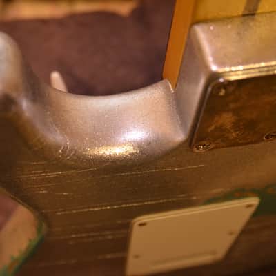 American Fender Stratocaster Silver Sparkle Heavy Relic Custom Shop Texas Specials HSS image 19