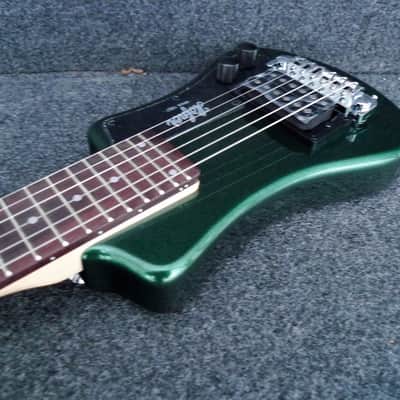 Hofner HCT-SH-CG CT Series Shorty Travel/Mini Electric Guitar Cadillac Green image 5