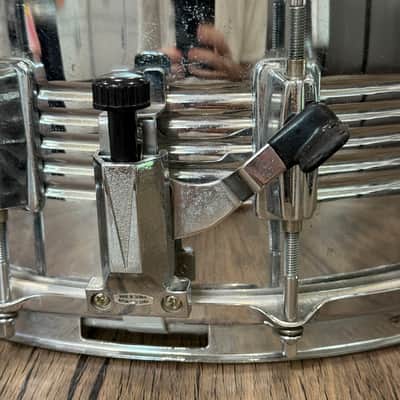 CB700 Internationale 6.5x14 Steel Snare Drum – 10 Lugs – Internal Muffler – Good Condition image 8