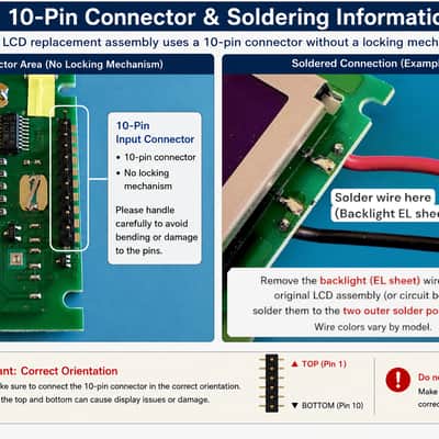 LCD Replacement Display Assembly for Akai Samplers – Vintage Repair Part image 6