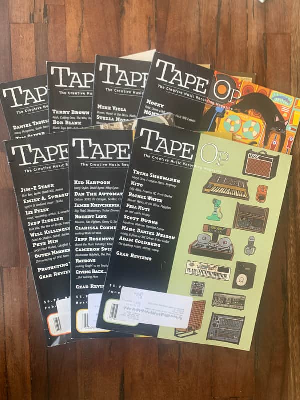 Tape Op Magazine 7 Back Issues 2025 - 2026 #166, 167, 169, 170, 171, 172, 173 image 1