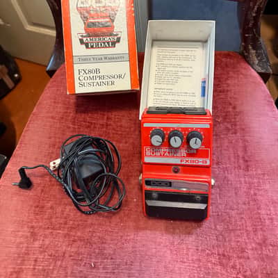 DOD Fx80b compressor sustainer pedal - Red image 1