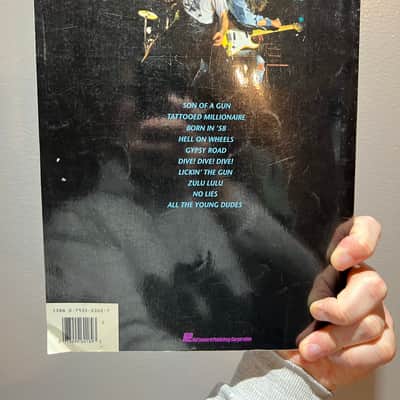Bruce Dickinson tattooed millionaire tab Music book image 2