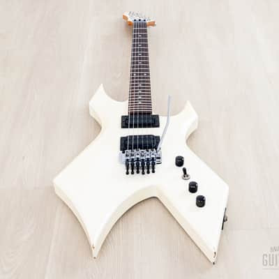1988 BC Rich Warlock NJ Series WGR-2X Snow White w/ Floyd Rose