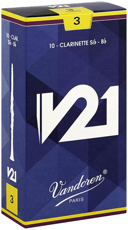 Vandoren CR803 V21 Series Bb Clarinet Reeds - Strength 3 (Box of 10) image 1