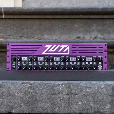 Zuta GBG120 Custom Purple Rackmount Tube Amplifier - 6L6/6CA7 Tubes 120W image 2