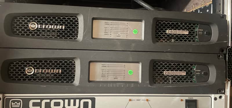 Crown DCi 2|600 2-Channel DriveCore Install Power Amplifier 2010s - Black image 1