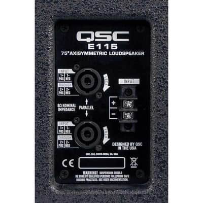 QSC AUDIO E115 Enceintes - passive 1 x 15" 500W RMS image 4