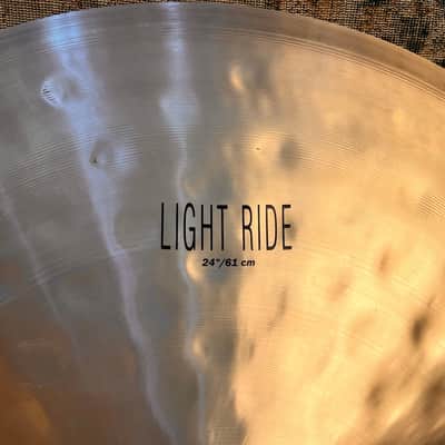 Zildjian 24” K LIGHT RIDE Perfect! MASSIVE 2 Foot Golden GLOWING Complex Beauty! 3017 g! MINT image 3