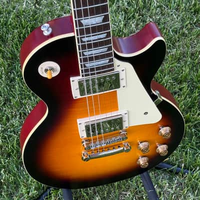 Epiphone Inspired by Gibson Limited Edition 1959 Les Paul Standard 2023 - Satin Dark Burst - w/ Case image 6