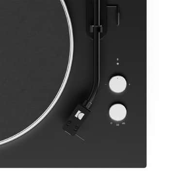 Kanto OBI3 (Gen2) Wireless Hi-Fi Turntable with Preamp & Pitch Control (matte black) imagen 3