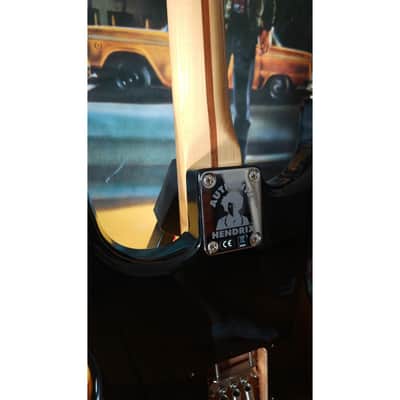 Fender  MIM Jimi Hendrix Stratocaster 2015 - Black image 4