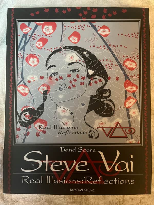 Steve Vai - Real Illusions: Reflections - Guitar and Bass tab / tablature Book - Japan image 1