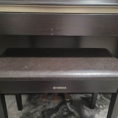 Yamaha Clavinova CLP-340 Digital Piano and Stool - Dark Wood image 3