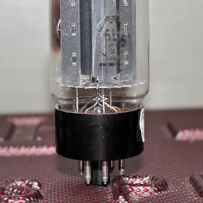 RCA 6L6GC 5881 6L6WGB BLACK PLATE SIDE GETTER TEST NOS VINTAGE 1967 image 2