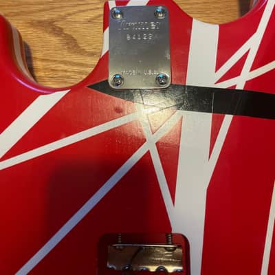 Chris Locke 5150 Tribute Guitar Van Halen Replica Frankenstrat image 6