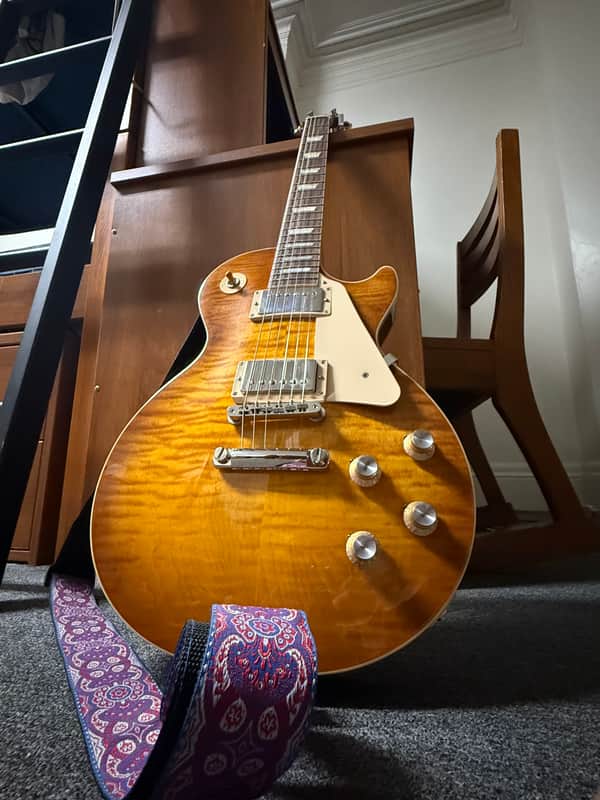 Gibson Les Paul Standard '60s with AAA Maple Top 2024 - Honey Lemon Burst