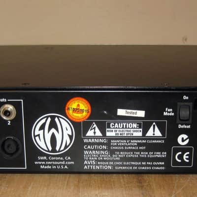 SWR 350X SubWave Bass Amp Head 350W image 7