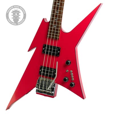 1989 B.C. Rich Ironbird Bass Guitar Red #NSN image 1