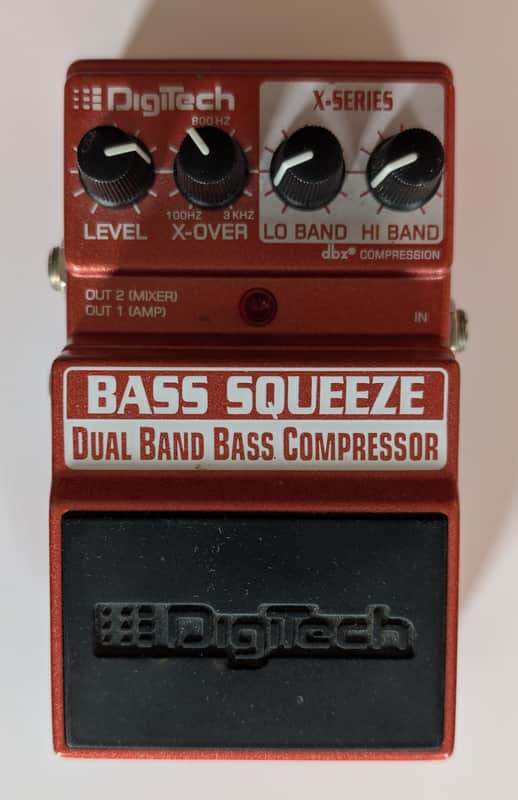 DigiTech X-Series Bass Squeeze Compressor/Sustain 2010s - Copper image 1