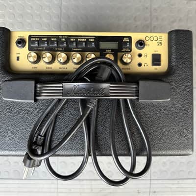 Marshall Code CODE25 25-Watt 1x10" Digital Modeling Guitar Combo 2016 - Present - Black image 2