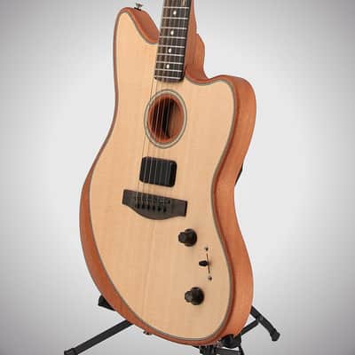 Fender Certified Pre-Owned American Acoustasonic Jazzmaster, Natural, Ebony Fingerboard (K13) (9684A) image 3