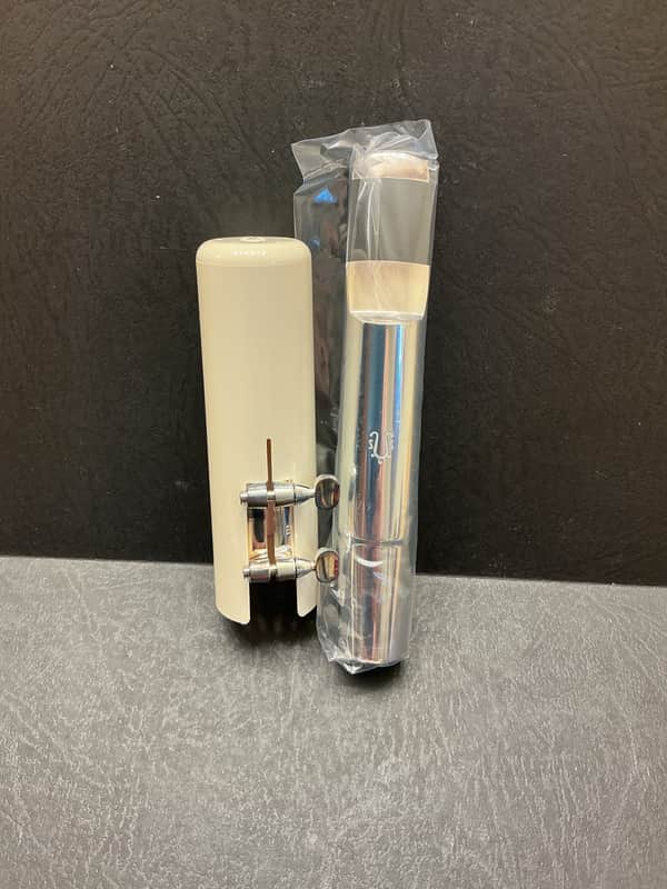 Yanagisawa Metal No. 5 Eb Baritone Saxophone Mouthpiece - Silver Plate image 1
