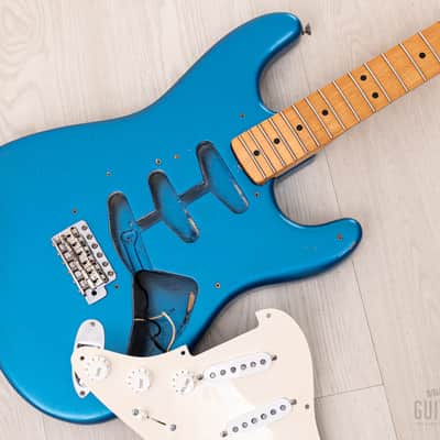 1989 Fender American Vintage '57 Stratocaster, Lake Placid Blue w/ Custom Shop Fat 50s & Tweed Case image 21