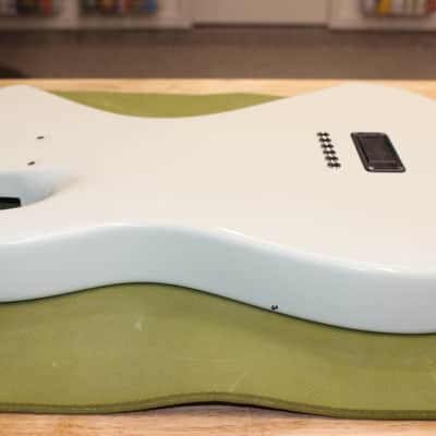 Warmoth Telecaster Body, Roasted Alder, Olympic White, Gotoh image 12