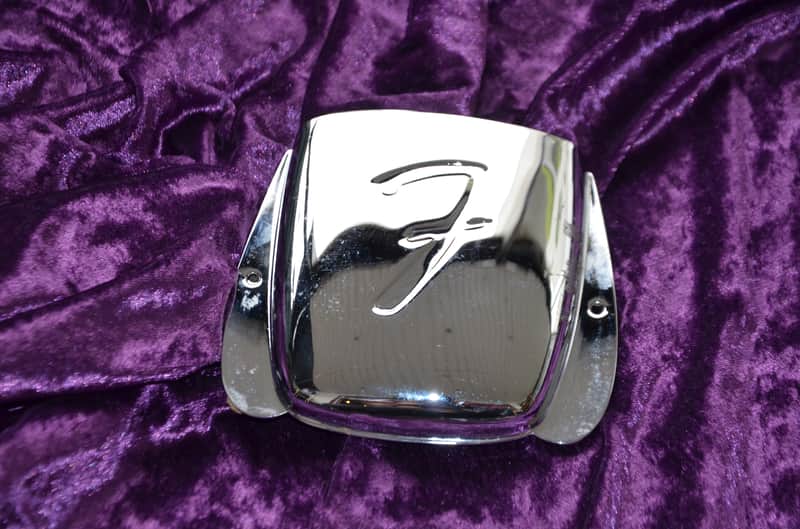 Fender Jazz Bass - Bridge Cover - Chrome - Vintage Late 70s image 1