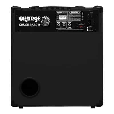Orange Crush Bass 50 Bass Combo Amplifier (50 Watts, 1x12"), Black image 7