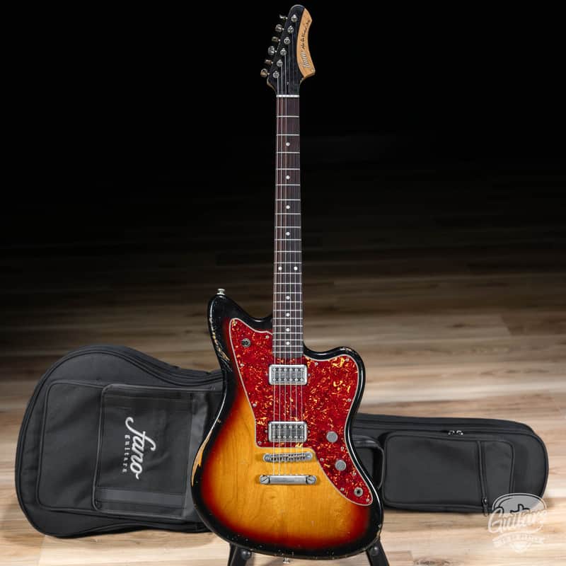 Fano JM6 Alt de Facto LollarTron Humbucker Guitar w/ Gigbag – 3-Tone Sunburst image 1
