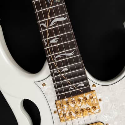 2024 Ibanez PIA3761-SLW Steve Vai Signature - Stallion White | Japan HSH DiMarzio Pickups Stainless Steel Frets Double Locking Tremolo 3.53kg | CoA OHSC image 22