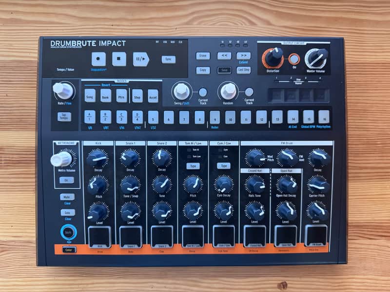 Arturia DrumBrute Impact 2018 - 2021 - Black image 1