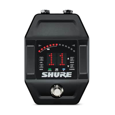 Shure GLXD16+ Wireless Guitar Pedal System with WA305 Cable, GLXD1+ Bodypack and GLXD6+ Guitar Pedal Receiver image 3