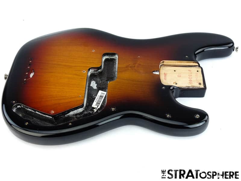 Fender American Professional Precision P Bass V 5 String BODY USA Sunburst image 1