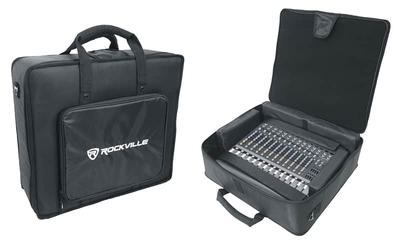 Rockville RPM1470 14 Ch. 6000w Powered Mixer w/USB/Effects/14 XDR2 Mic Pres+Bag image 1