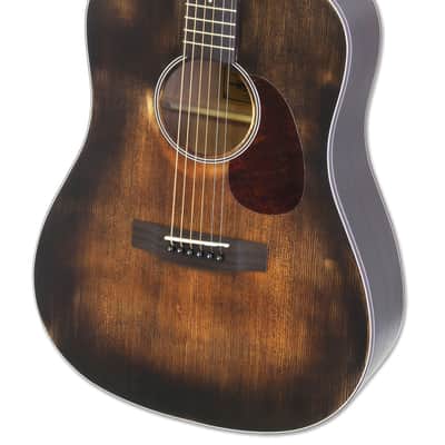 Aria 111DP 100 Series Delta Player Mahogany Neck Spruce 6-String Acoustic Guitar - Muddy Brown image 1