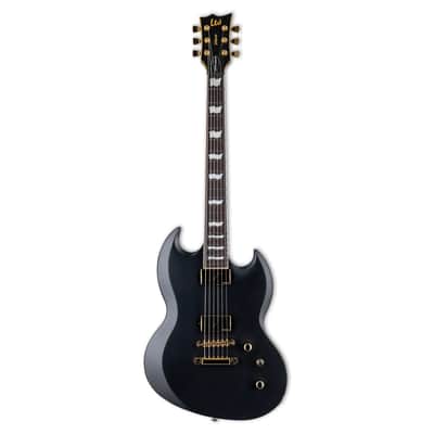 ESP LTD VIPER-1000 Electric Guitar - Vintage Black image 2