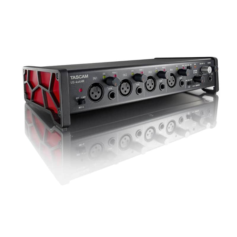 Tascam US-4x4HR 4-IN/4-OUT High-Resolution USB Audio/MIDI Interface image 1