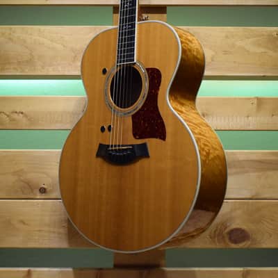 Taylor 615 Jumbo Acoustic Guitar 90s - Natural USA Taylor Deluxe Case image 4