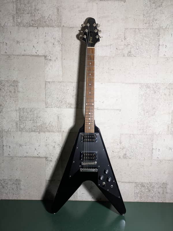 Greco Mint Collection FV-65 MB Flying V 1984 Metallic Black | Reverb