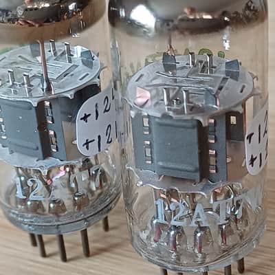 Very rare 70's NOS RTC Philips Mullard 12AT7WA special quality ecc81 12at7 like M8137 best pro audio tube preamp... image 6