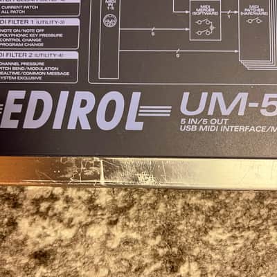 Roland Edirol UM-550 5in/5out USB Midi Interface Patchbay image 6