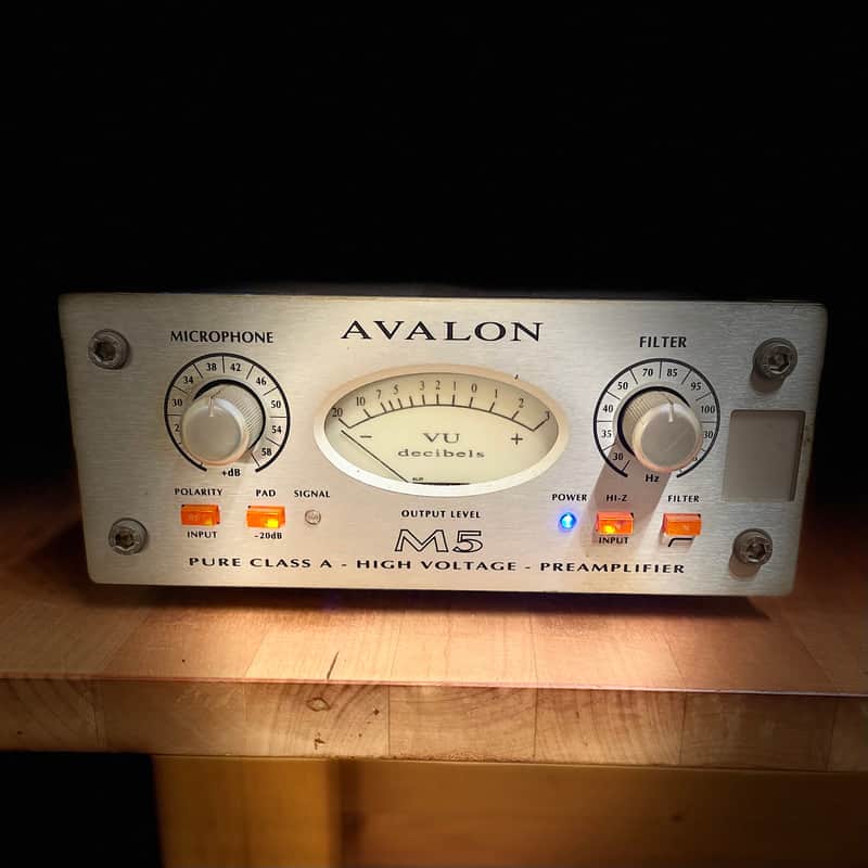 2010s Avalon M5 Microphone Preamplifier Silver