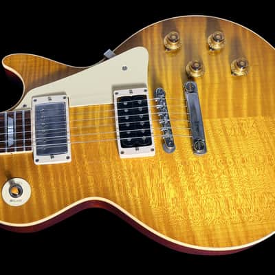 2024 Gibson Les Paul '59 Custom Shop Dealer Select Chambered Murphy Lab Light Aged ~ Lemon Burst ~ ONLY 7 LBS!! image 2