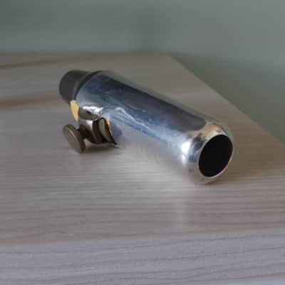 Selmer compatible brass cap and ligature vintage for tenor saxophone mouthpiece. image 6