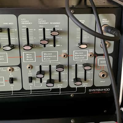 Roland System 100 Modular Synthesizer 1975 - 1979 - Black / Silver image 5