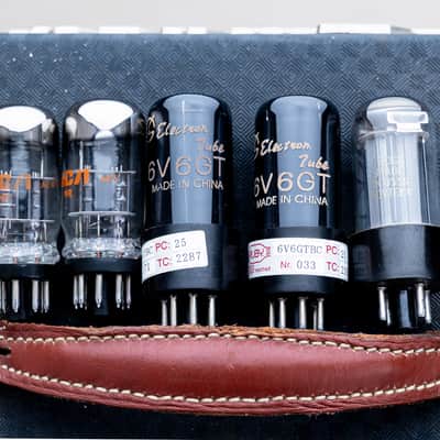 1963 Ampeg Jet J-12-A Vintage 1x12 Tube Amp Blue Checker, Fully Serviced image 15